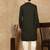 Olive rayon floral kurta pajama for mens
