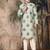 Green silk sequins kurta pajama for mens