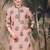 Peach silk sequins kurta pajama for mens