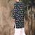 Deep blue silk embroidred kurta pajama for mens