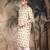 beige cotton printed kurta pajama for mens