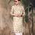 beige cotton printed kurta pajama for mens