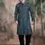 Firozi cotton sequins kurta pajama for mens