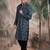 Firozi cotton sequins kurta pajama for mens