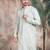 Light green rayon sequins kurta pajama for mens