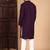 Purple cotton chikankari kurta pajama for mens