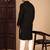 Black rayon sequins kurta pajama for mens