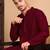 red rayon sequins kurta pajama for mens