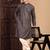 Black cotton sequins kurta pajama for mens
