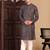 Black cotton sequins kurta pajama for mens