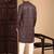 maroon cotton sequins kurta pajama for mens