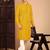 Mustard rayon chikanakri kurta pajama for mens
