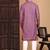 Mauve rayon chikanakri kurta pajama for mens