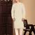 Off white rayon chikanakri kurta pajama for mens