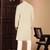 Off white rayon chikanakri kurta pajama for mens