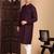 Wine rayon chikanakri kurta pajama for mens