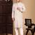 Light pink cotton sequins kurta pajama for mens