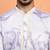 Cotton silk tie-dye printed mauve kurta