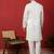 Cotton silk floral embroidered ombre pink mandarin collar kurta