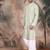 Green cotton textured kurta pajama for mens