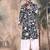Deep blue silk blend chikankari kurta pajama for mens