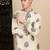 beige silk blend sequins kurta pajama for mens