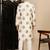beige silk blend sequins kurta pajama for mens