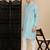 Blue cotton textured kurta pajama for mens