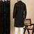 Black cotton chikankari kurta pajama for mens