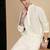 Off white cotton chikankari kurta pajama for mens