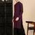 Purple cotton textured kurta pajama for mens