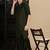 Olive cotton solid kurta pajama for mens