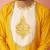 Vastramay men's yellow viscose kurta - long embroidered festive ethnic wear for wedding diwali