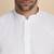 Cotton blend solid denim white kurta with pyjamas