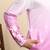 Cotton blend ombre printed pink kurta with pyjamas