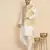 Silk blend solid cream kurta and churidar with zari embroidered beige nehru jacket