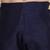 Silk blend solid navy blue kurta and churidar with zari embroidered navy blue nehru jacket