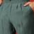 Cotton silk zari embroidered yoke design sequence green kurta and trouser pant with dupatta