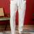 Cotton silk geometric sequence embroidered beige kurta with trouser pant