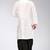 White dupon art silk kurta with pipepin work