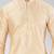 Fawn dupon art silk kurta with pipepin work