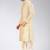 Fawn dupon art silk kurta with pipepin work