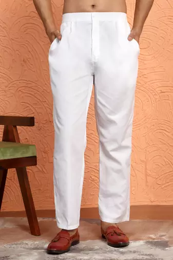 Silk yoke design floral mirror work mustard kurta with trouser pant