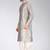 Grey dupon art silk kurta with pipepin work