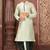 Seagreen dupon art silk kurta with pipepin work