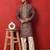 Cotton silk floral and zari embroidered mauve kurta with salwar