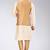 Mahroon dupon art silk kurta, jacket with matching churidar