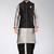 Grey dupon art silk kurta, jacket with matching dhoti