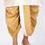 White dupon art silk kurta, jacket with matching dhoti and churidar
