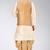Deep cream dupon art silk kurta, jacket with matching dhoti